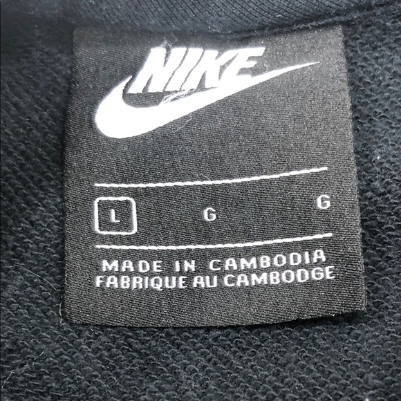 Nike Girls’ Black Crewneck with White Logo - Large - Picture 2 of 9